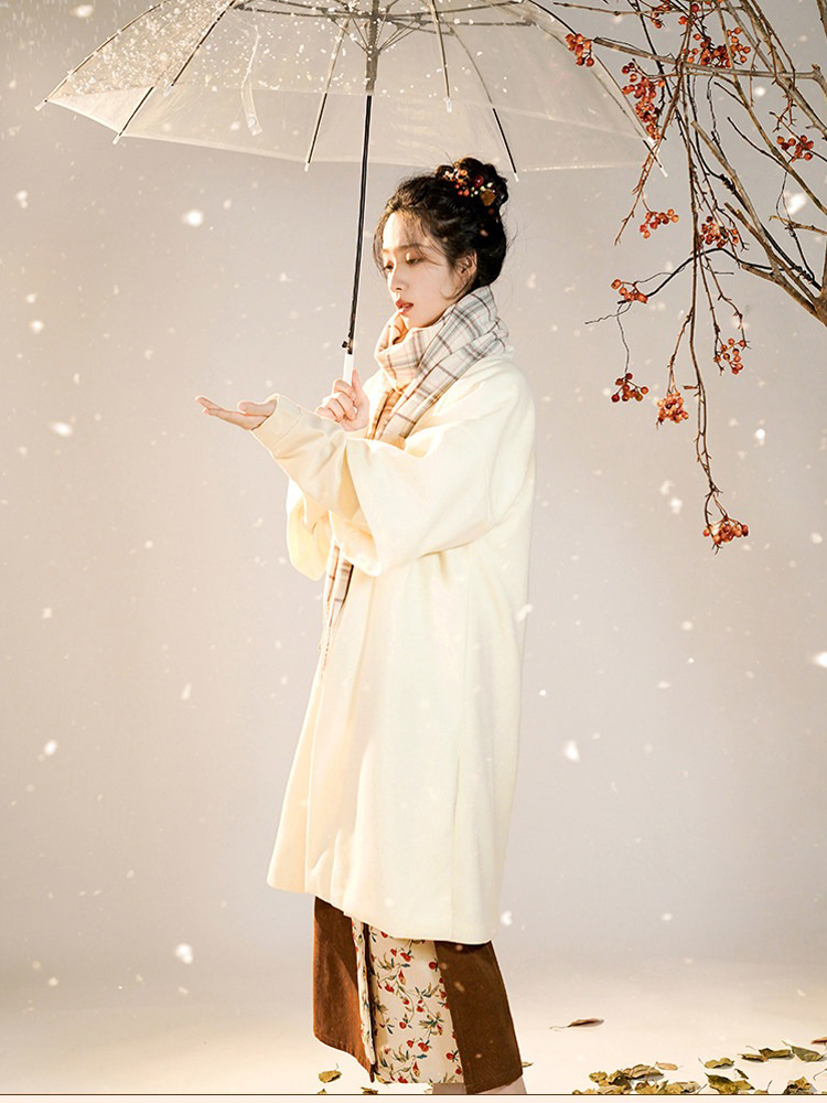 Women Winter Hanfu Song Dynasty Style Thickened Set