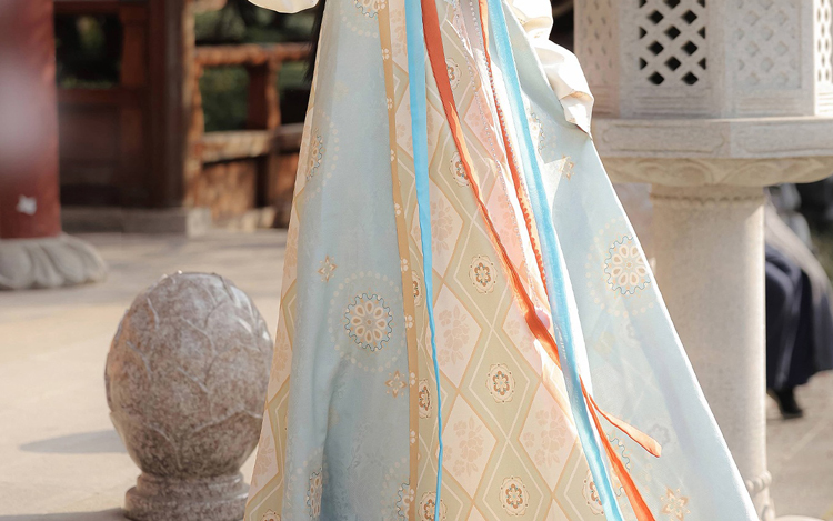 Women Winter Tang Dynasty Hanfu Qixiong Skirt Set Thickened New Year Attire