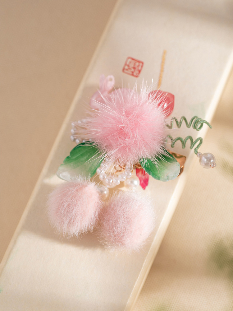 Classic Plush Hair Clip Winter Children's Rabbit Headpiece