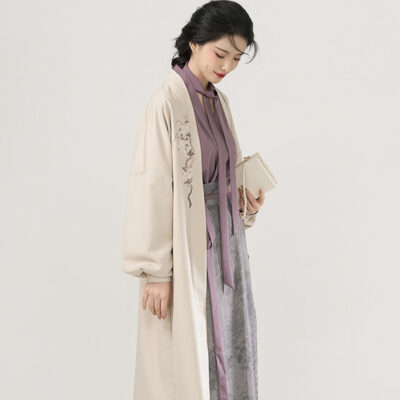 Fashionable Womemn Hanfu Commuter Wear: Modernized Song Dynasty Attire