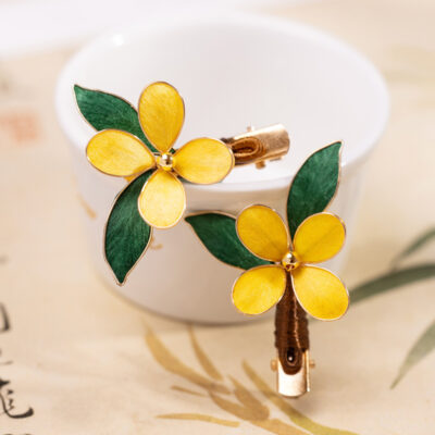 Handcrafted Hanfu Hairpin Osmanthus Ronghua Hair Accessory for Young Girls Hairstyles