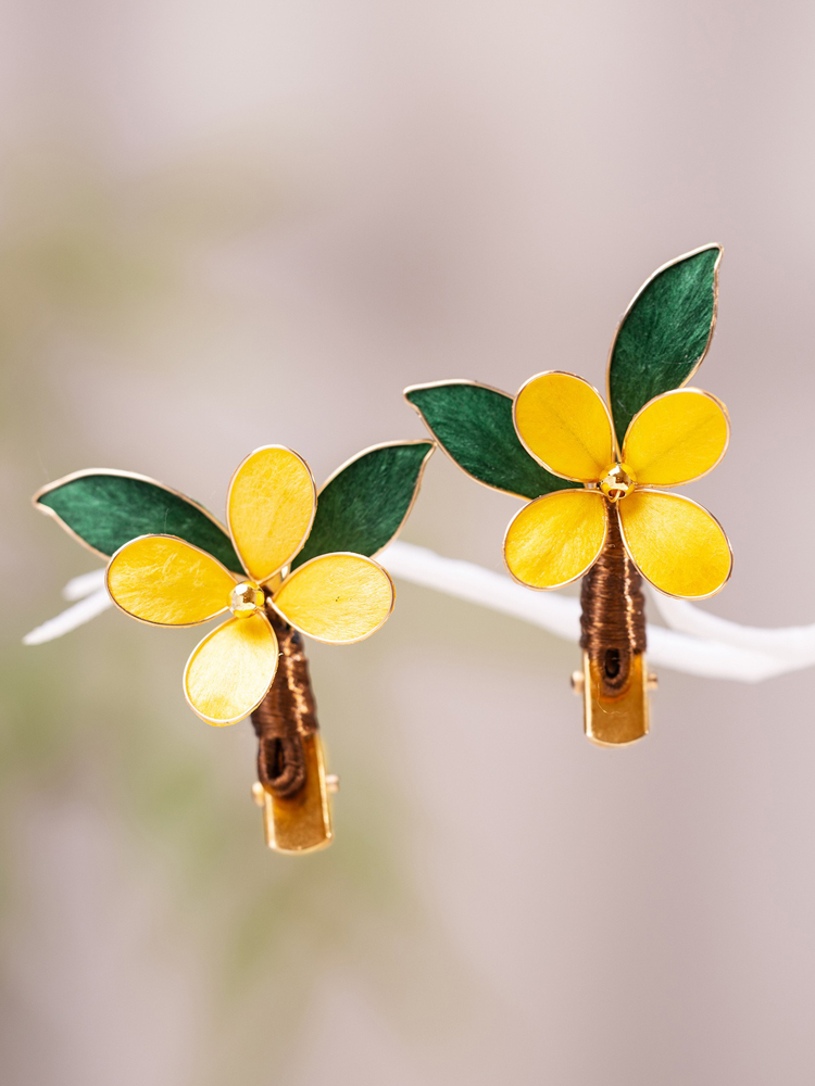 Handcrafted Hanfu Hairpin Osmanthus Ronghua Hair Accessory for Young Girls Hairstyles