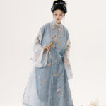 Ming Dynasty Hanfu Set Long Bijia Elegant Mamian Qun