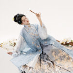 Ming Dynasty Hanfu Set Long Bijia Elegant Mamian Qun