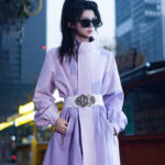 Women's Hanfu Round-Neck Robe Fashionable Windbreaker Outdoor Jacket