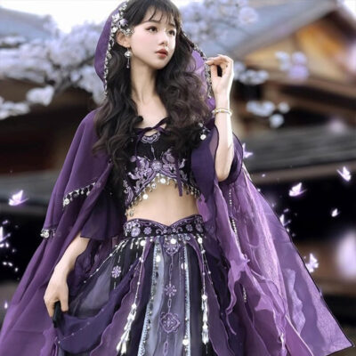Classic Ladies Hanfu Tianzhu Princess Exotic Style Cosplay Attire