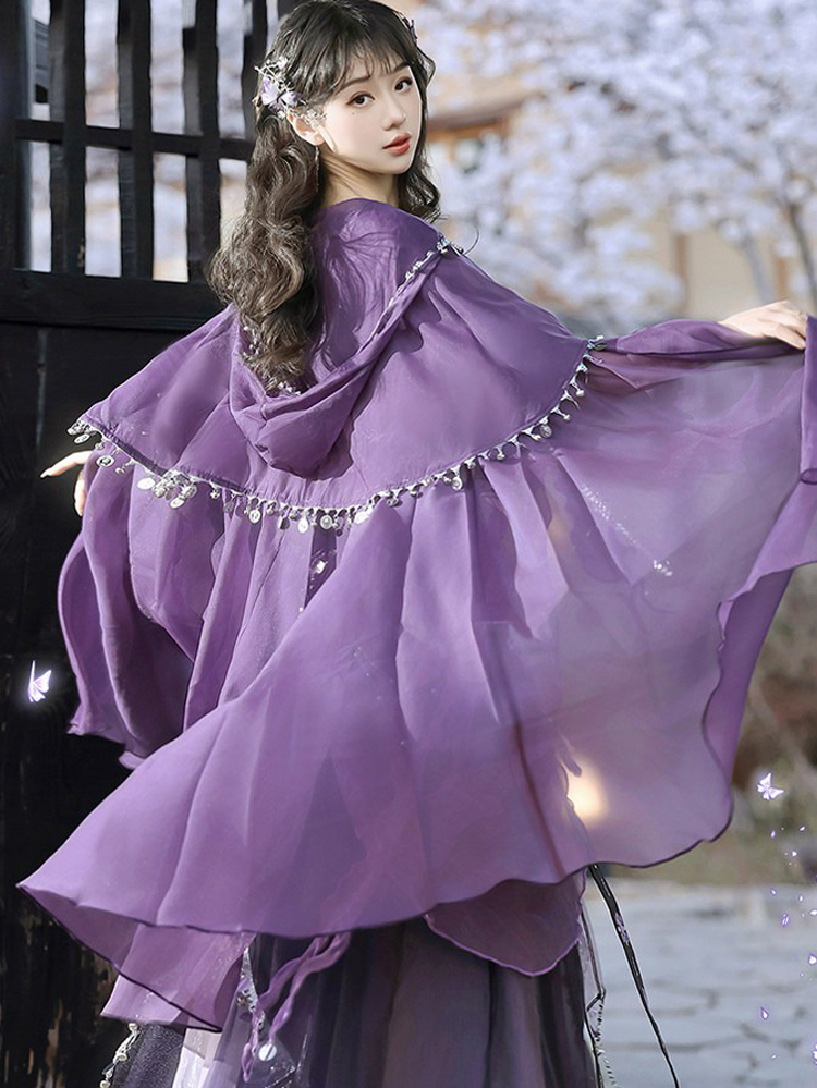 Classic Ladies Hanfu Tianzhu Princess Exotic Style Cosplay Attire