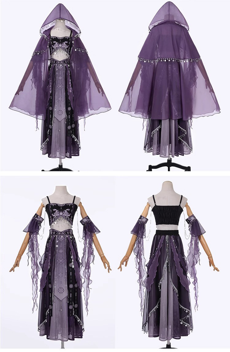 Classic Ladies Hanfu Tianzhu Princess Exotic Style Cosplay Attire