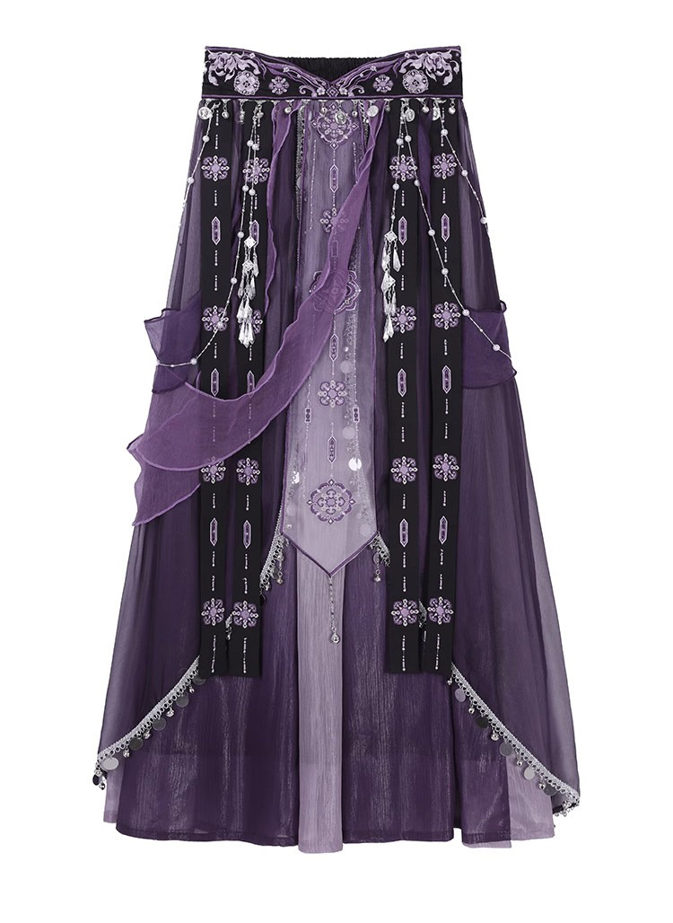 Classic Ladies Hanfu Tianzhu Princess Exotic Style Cosplay Attire