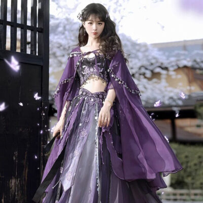 Classic Ladies Hanfu Tianzhu Princess Exotic Style Cosplay Attire