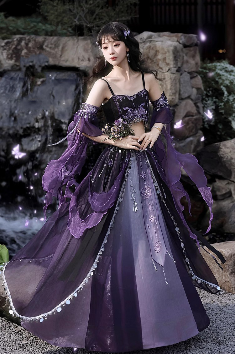 Classic Ladies Hanfu Tianzhu Princess Exotic Style Cosplay Attire