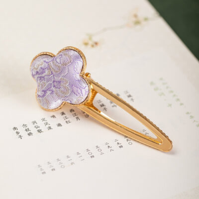 Handmade Hanfu Hairpins Vintage Side Clips Traditional Costume Hair Accessories for Cheongsam