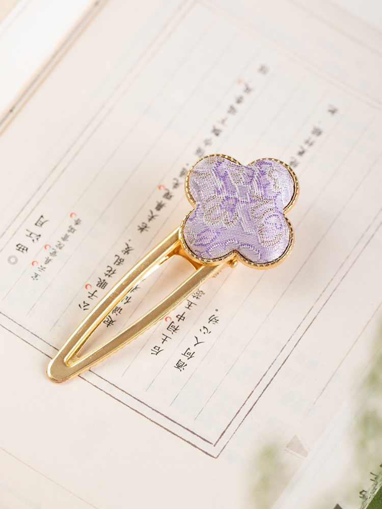 Handmade Hanfu Hairpins Vintage Side Clips Traditional Costume Hair Accessories for Cheongsam