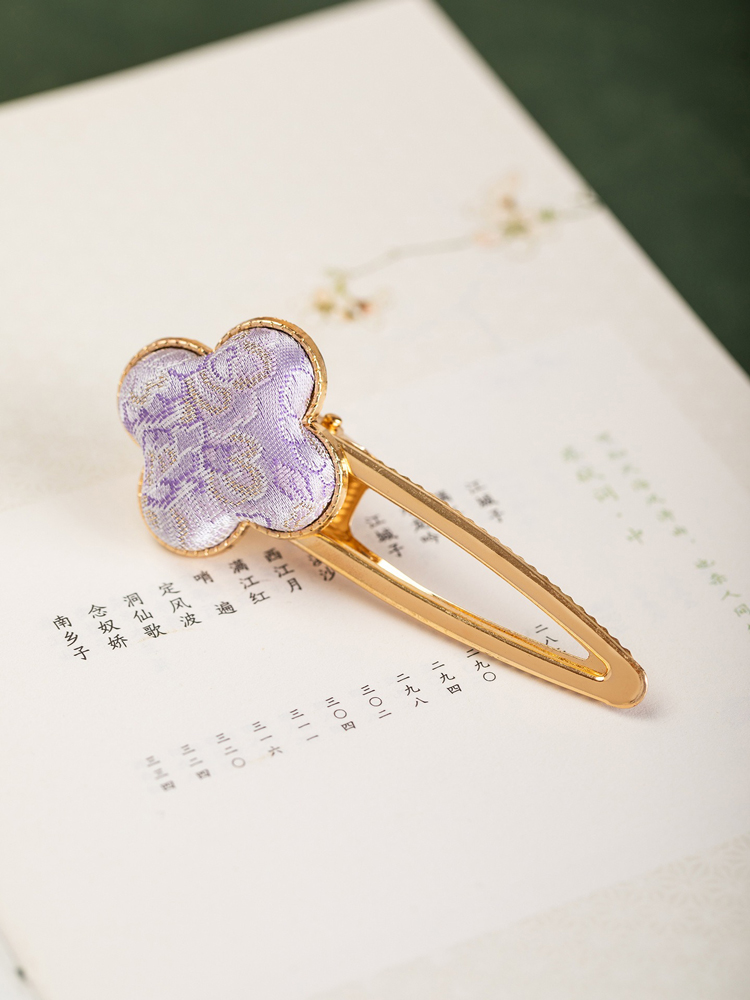 Handmade Hanfu Hairpins Vintage Side Clips Traditional Costume Hair Accessories for Cheongsam