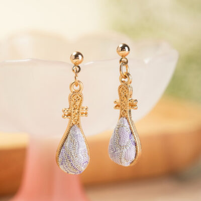 Hanfu Earrings Pipa Element Vintage Cheongsam Earrings