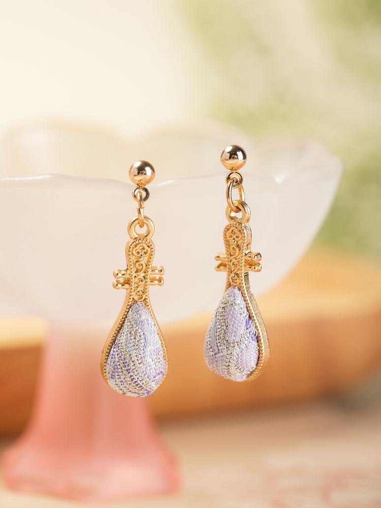 Hanfu Earrings Pipa Element Vintage Cheongsam Earrings