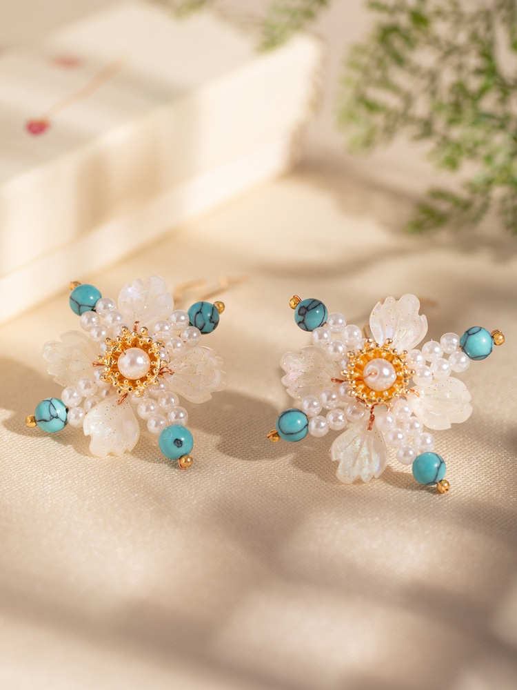 Hanfu Floral Hairpin New Chinese-Style Vintage Hair Accessory