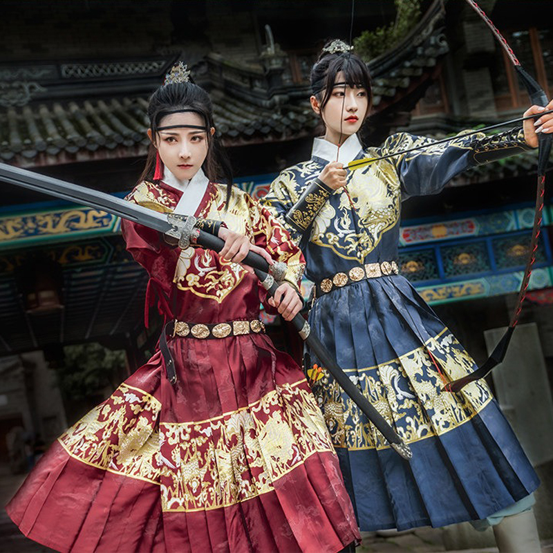 Hanfu-Ming-Dynasty-Robe-Martial-Arts-Style-Feiyu-Fu-Couple-Set-1 Rui Long Yin (瑞龙吟) 2