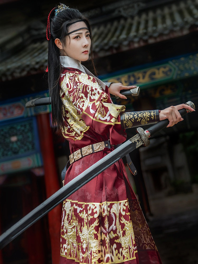 Hanfu Ming Dynasty Robe Martial Arts Style Feiyu Fu Couple Set