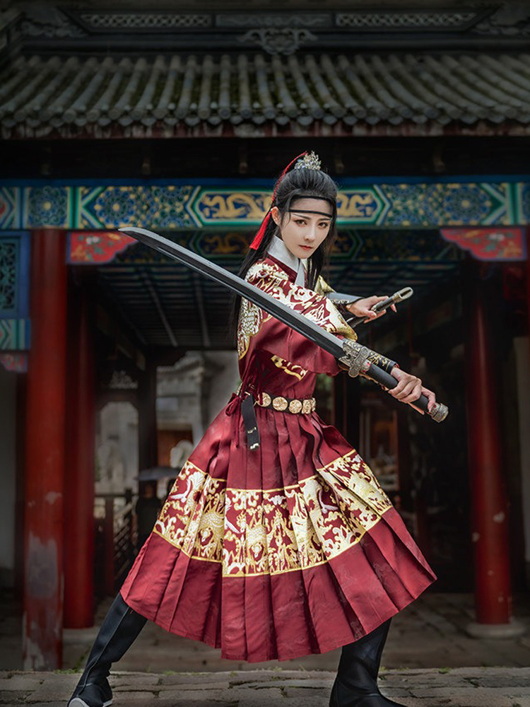 Hanfu Ming Dynasty Robe Martial Arts Style Feiyu Fu Couple Set