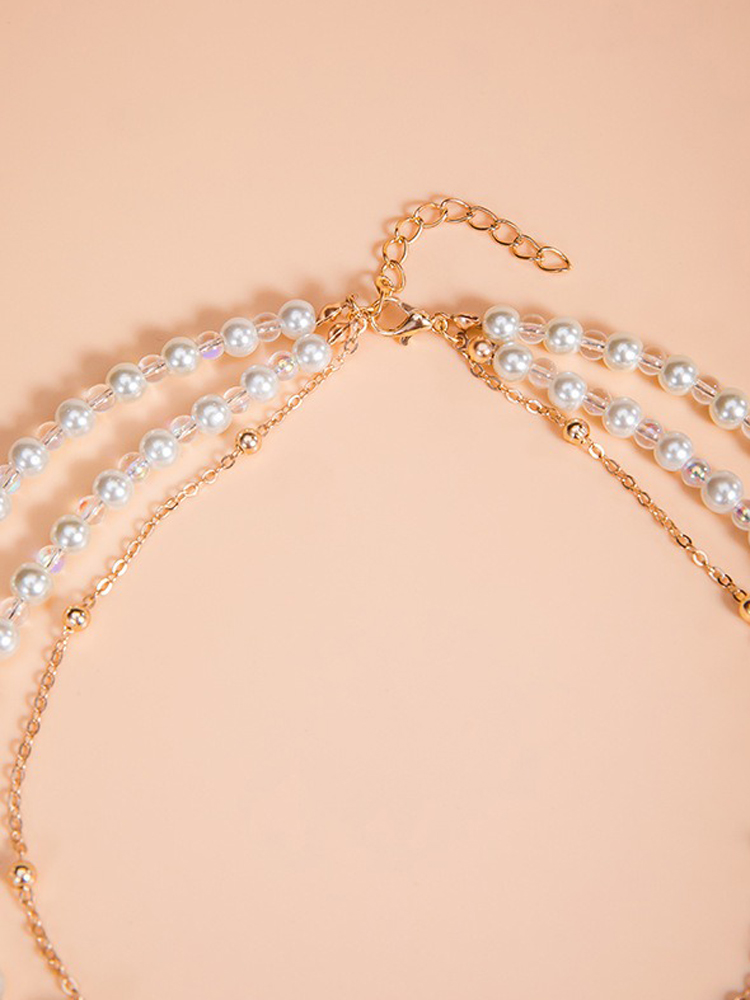 Hanfu Necklace Multi-Layer Yingluo Vintage Ming Dynasty Style Han Element Accessories