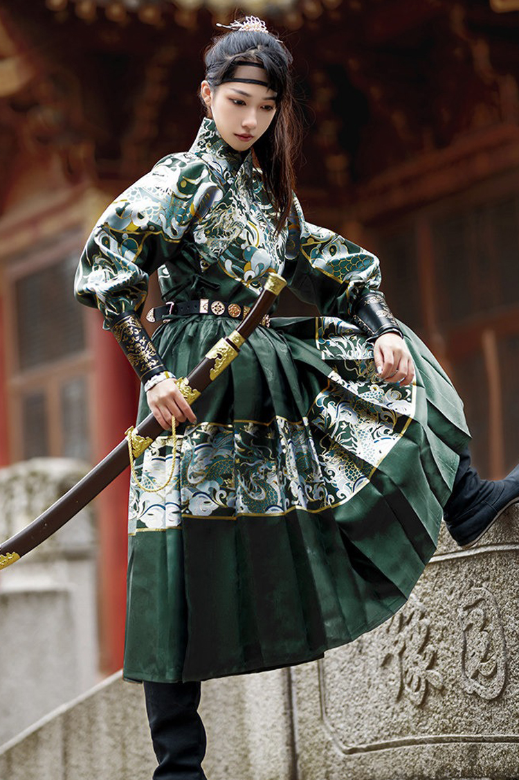 Ming Dynasty Feiyu Fu Couple Wuxia Set Tieli Clothing
