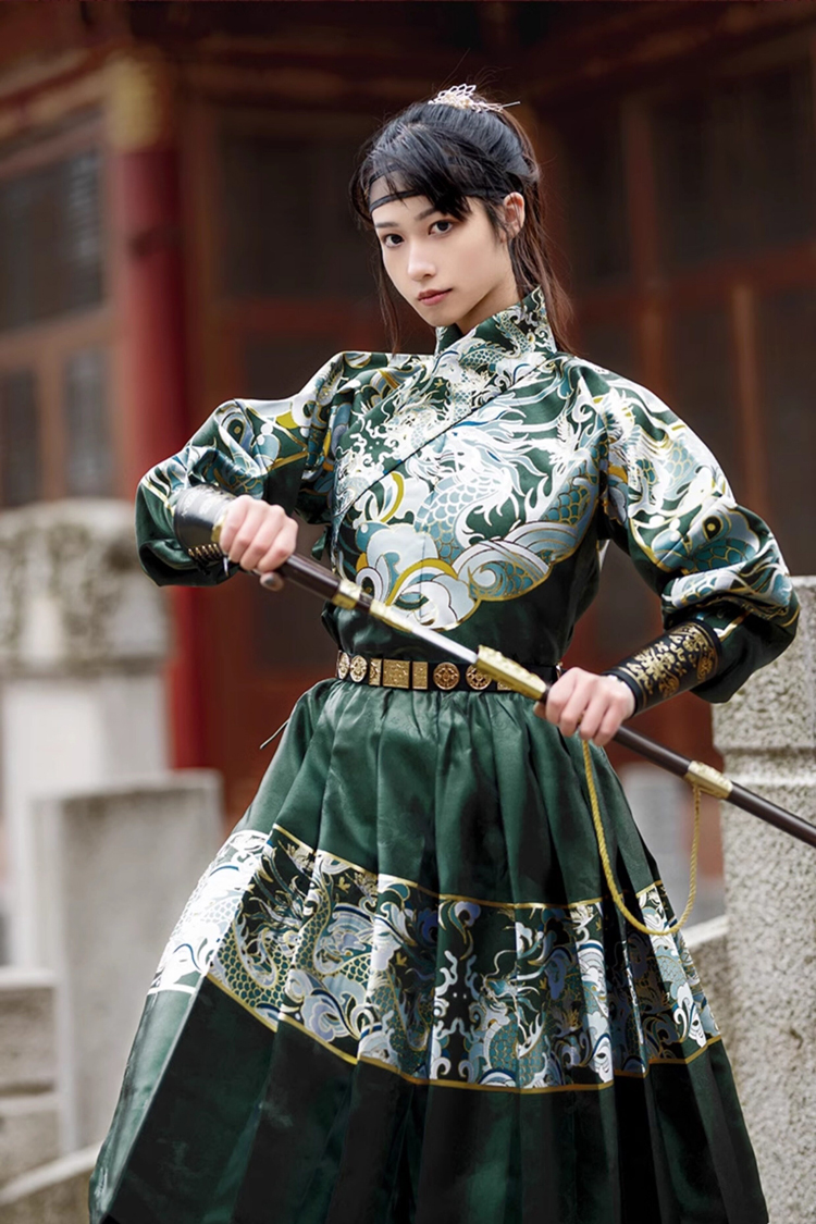 Ming Dynasty Feiyu Fu Couple Wuxia Set Tieli Clothing