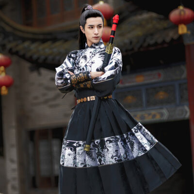 Ming Dynasty Feiyu Fu Couple Wuxia Set Tieli Clothing