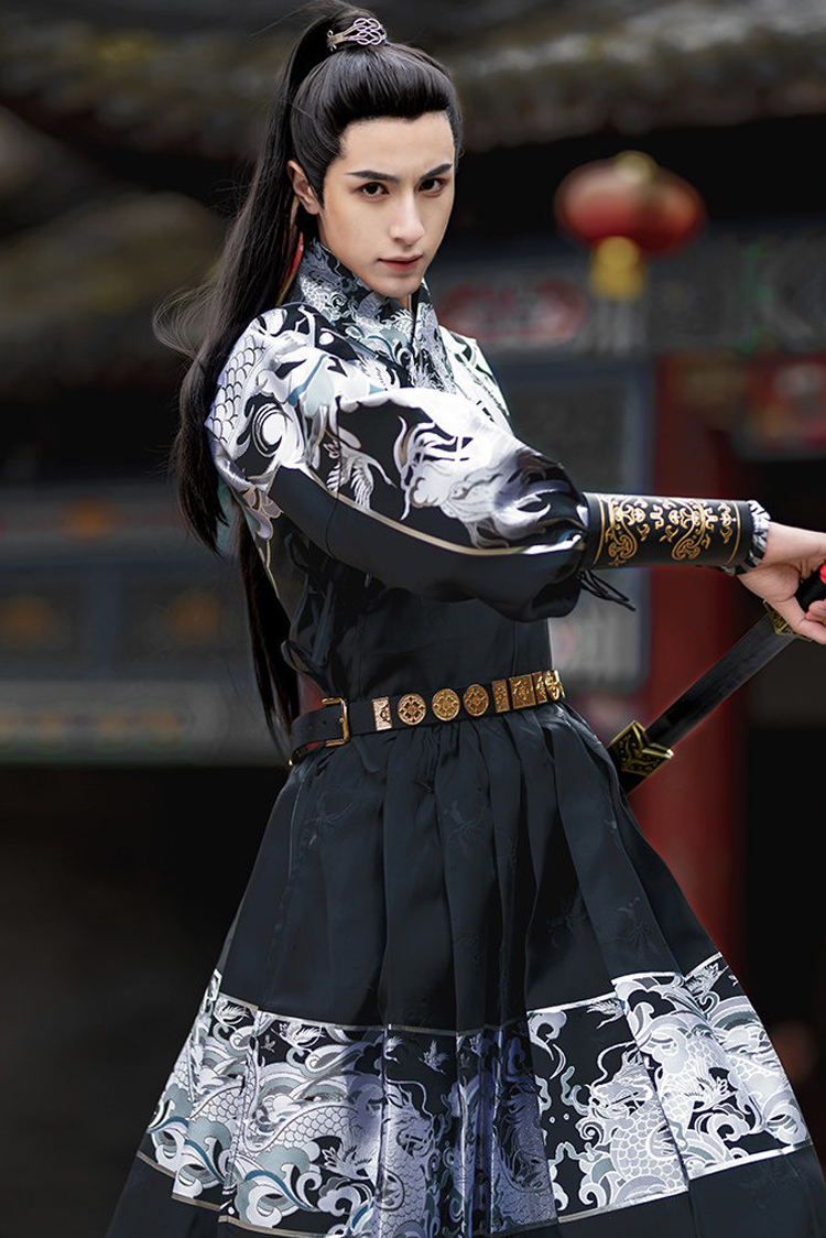 Ming Dynasty Feiyu Fu Couple Wuxia Set Tieli Clothing