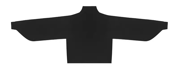 New Chinese Style Windproof Blue Coat Fishtail Skirt Casual Hanfu Set