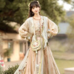 Spring Women Hanfu Set Song Dynasty Style Cute Vest Set