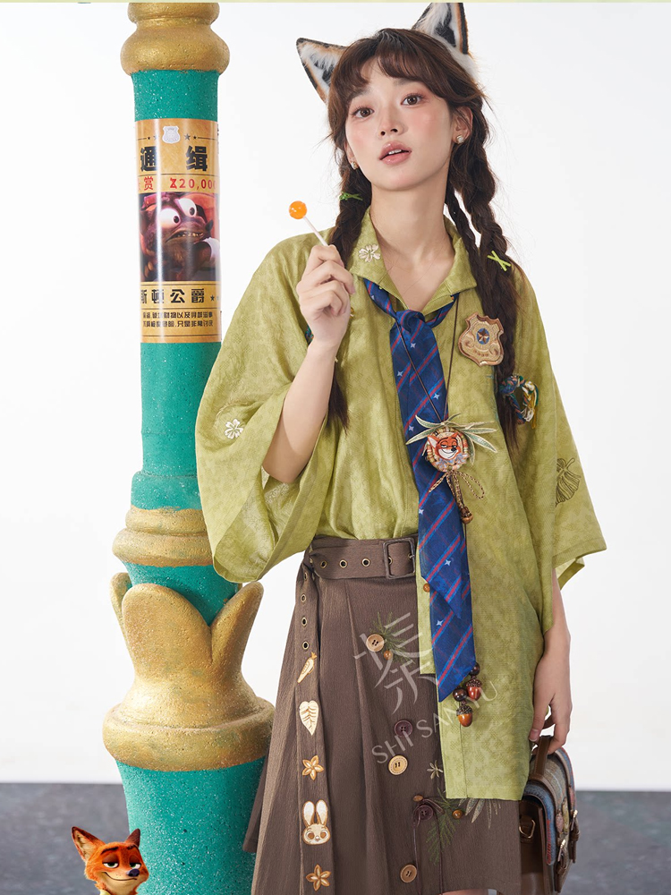 Summer Women Casual Hanfu Set Short Style Mamian Qun