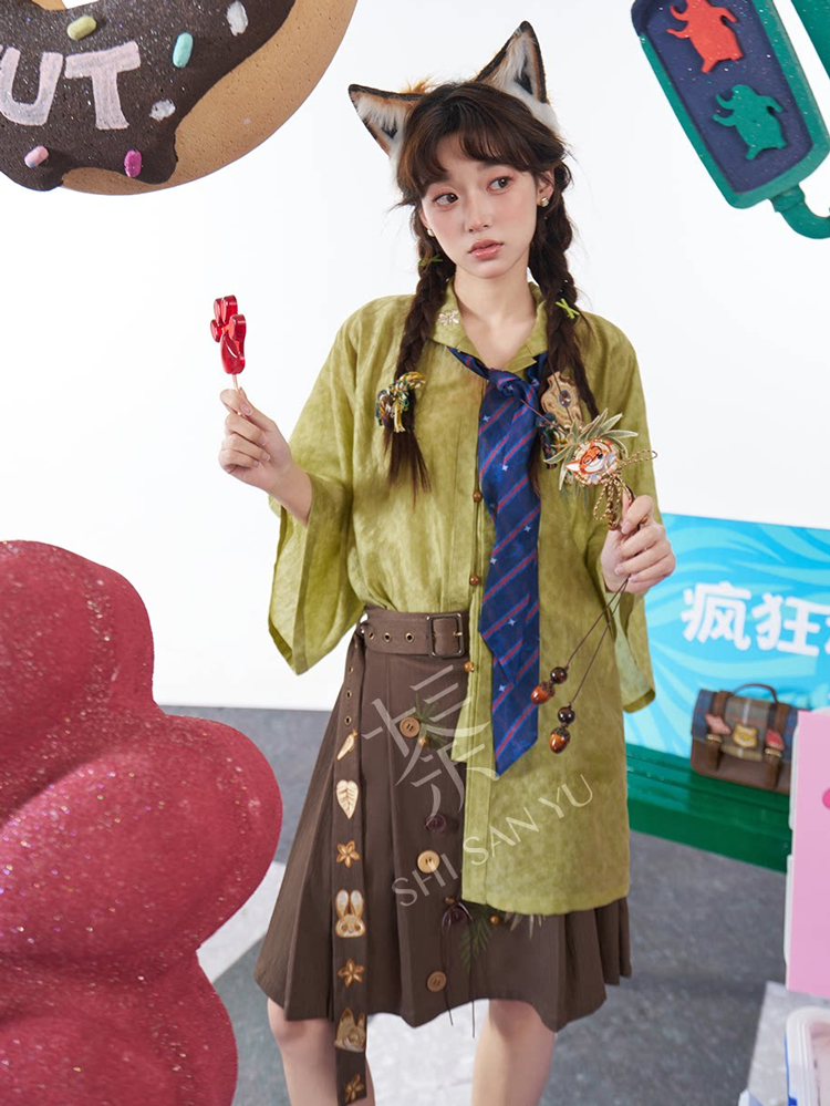 Summer Women Casual Hanfu Set Short Style Mamian Qun