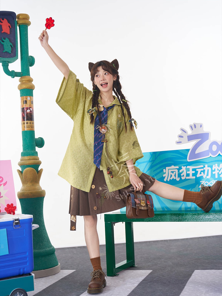 Summer Women Casual Hanfu Set Short Style Mamian Qun