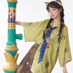 Summer Women Casual Hanfu Set Short Style Mamian Qun