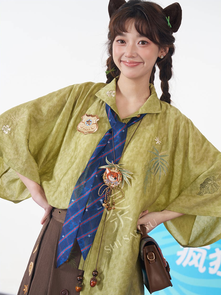Summer Women Casual Hanfu Set Short Style Mamian Qun