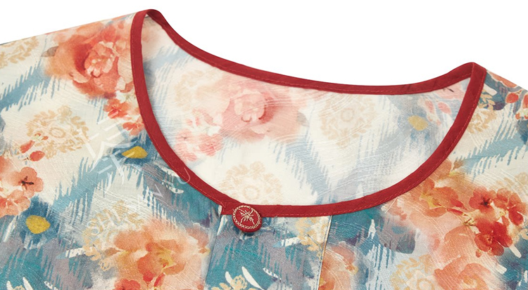 Tang Dynasty Style Women Hanfu Set in Tencel Fabric for Casual Daily Wear