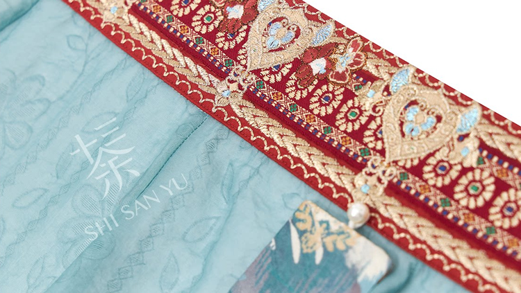 Tang Dynasty Style Women Hanfu Set in Tencel Fabric for Casual Daily Wear