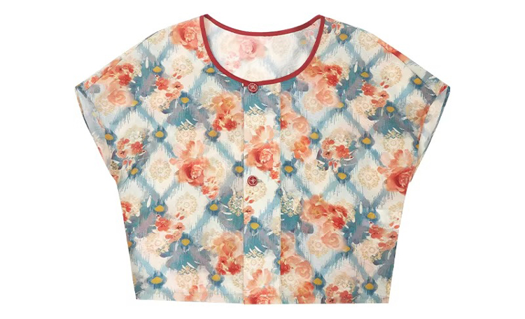 Tang Dynasty Style Women Hanfu Set in Tencel Fabric for Casual Daily Wear