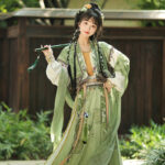 Women Hanfu-inspired Dress Ensemble Exotic-Style Clothing for Spring
