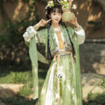 Women Hanfu-inspired Dress Ensemble Exotic-Style Clothing for Spring