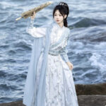 Women Martial Arts Set Flowing Knight Ming Dynasty M amian Qun Set