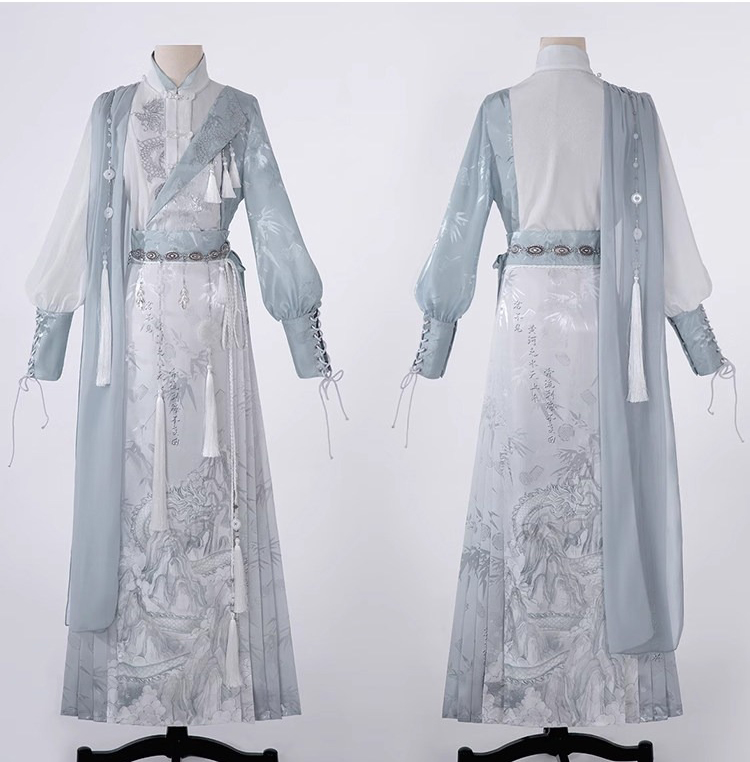 Women Martial Arts Set Flowing Knight Ming Dynasty M amian Qun Set