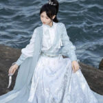 Women Martial Arts Set Flowing Knight Ming Dynasty M amian Qun Set