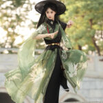 Wuxia Women Hanfu Set Stylish Lantern Pants Ancient Costume Attire