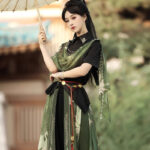 Wuxia Women Hanfu Set Stylish Lantern Pants Ancient Costume Attire