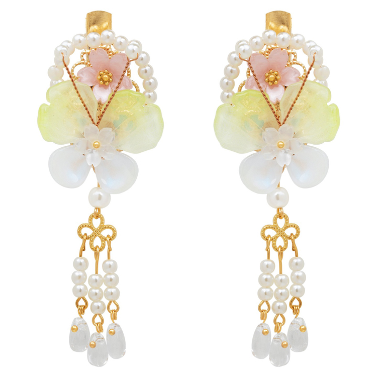 Butterfly Hanfu Children Hairclip Cute Style Cheongsam Hair Accessory