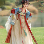 Charming Summer Style Tang Dynasty Qixiong Shanqun Hanfu for Women
