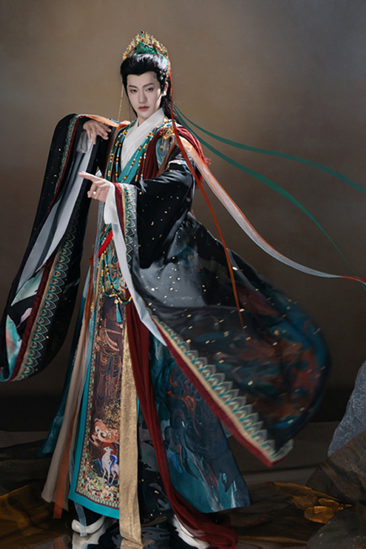 Couple Hanfu Set Immortal-Style Robes with Wuxia Aesthetic
