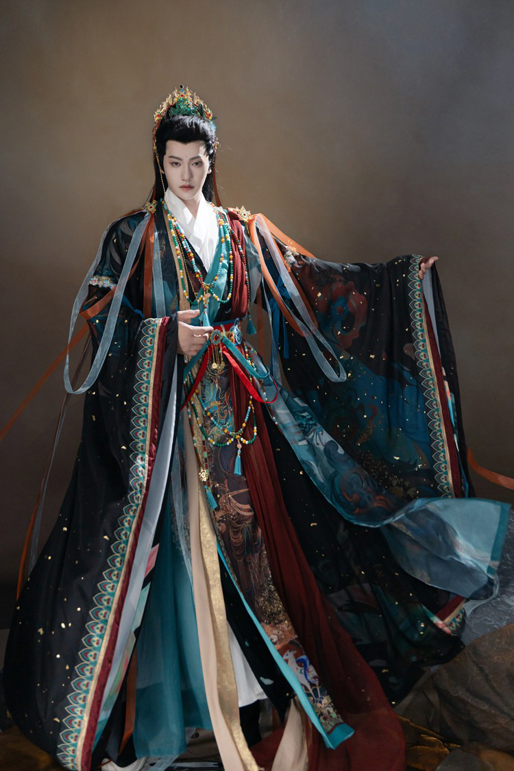 Couple Hanfu Set Immortal-Style Robes with Wuxia Aesthetic